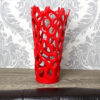 Moderní dekorační váza – Abstract, červená