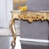 Klasický odkládací stolek – Rococo, zlatý