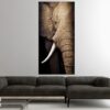 Moderní obraz na zeď -Elephant, 75 x 150 cm