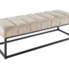 Lavička PETIT BEAUTÉ 110cm bouclé champagne greige