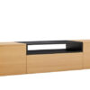 TV tuner LOFT 160 cm závěsný, přírodní černá