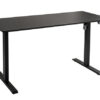 Moderní Kancelářský stůl BLACK DESK 140 cm elektricky výškově nastavitelný antracit