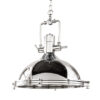 Moderní závěsná lampa INDUSTRIAL 40cm chrom