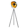 Moderní stojací lampa STUDIO 145cm černo-zlatá