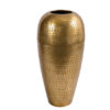 Moderní váza ORIENTAL 50cm s efektem kladiva, zlatá