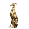 Socha GREYHOUND 70cm hliník zlatá
