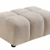 Taburet CLOUD 100cm bouclé champagne greige